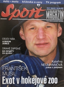Sport magazín: František Musil, exot v hokejové zoo