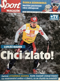 Sport magazín: Lukáš Bauer chce zlato!