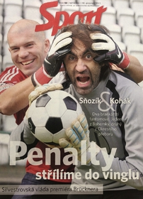 Sport magazín: Penalty střílíme do vinglu