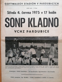 Zpravodaj SONP Kladno - VCHZ Pardubice (4.6. 1975)