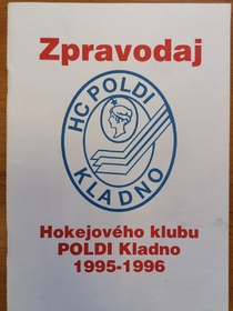 Zpravodaj hokejového klubu POLDI Kladno 1995-1996