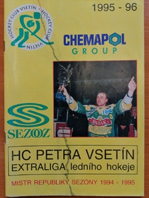 Ročenka HC Petra Vsetín 1995-1996