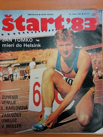 Štart: Ján Tomko mieri do Helsínk (30/1983)