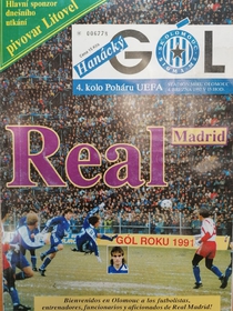 Zpravodaj SK Sigma Olomouc MŽ - Real Madrid (4.3.1992)