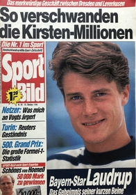 Sport Bild: Bayern-Star Laudrup (31.10.1990)