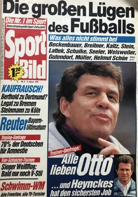 Sport Bild: Die großen Lügen des Fußballs (9.1.1991)