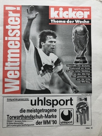 Sportmagazin Kicker: Mimořádné číslo k MS ve fotbale 1990