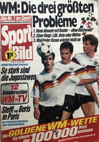 Sport Bild: WM: Die drei größten Probleme (30.5.1990)
