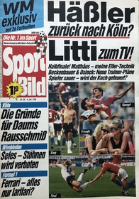 Sport Bild: Haßler zurück nach Köln? (4.7.1990)