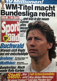 Sport Bild: WM-Titel macht Bundesliga reich (18.7.1990)