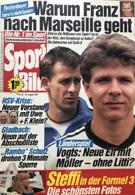Sport Bild: Warum Franz nach Marseille geht (22.8.1990)