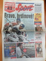 Deník Sport: Bravo, hrdinové! (19.5.2006)