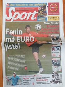 Deník Sport: Fenin má EURO jisté! (8.2.2008)