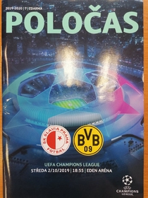 Zpravodaj SK Slavia Praha - Borussia Dortmund (2.10.2019)