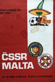 Program ČSSR - Malta (30.10.1984)