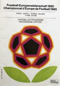 Oficiální program k Mistrovství Evropy ve fotbale 1980