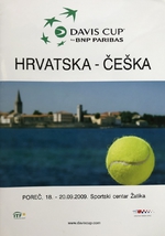 Zpravodaj z Davis Cupu  Chorvatsko vs. Česko 18. - 20. 9. 2009