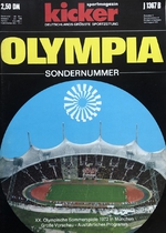 Sportmagazin Kicker: Mimořádné číslo k letním olympijským hrám 1972 v Mnichově