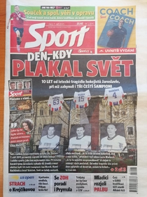 Deník Sport - Den, kdy plakal celý svět (7.11.2021)