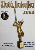 Bulletin Zlatá hokejka 2003