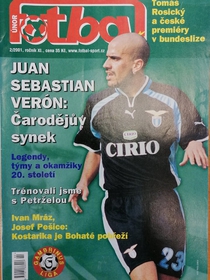 Časopis Fotbal: Juan Sebastian Verón - Čarodějův synek (2/2001)