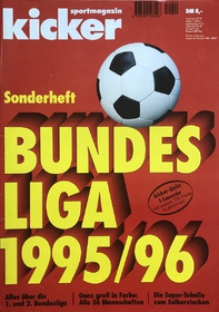 Sportmagazin Kicker: Mimořádné číslo před startem Bundesligy 1995/1996
