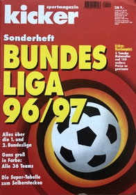 Sportmagazin Kicker: Mimořádné číslo před startem Bundesligy 1996/1997