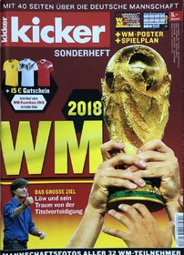 Sportmagazin Kicker: Mimořádné číslo před mistrovstvím světa 2018