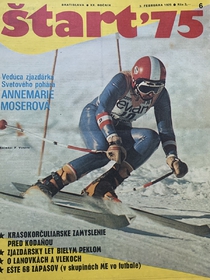 Štart '75: Vedúca zjazdárka Svetového pohára Annemarie Moserová (6/1975)