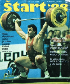 Štart '88: Medzi olympijskými silákmi je kráĺom Alexandr Kurlovič (39/1988)