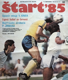 Štart '85: Ligový futbal sa červená (38/1985)