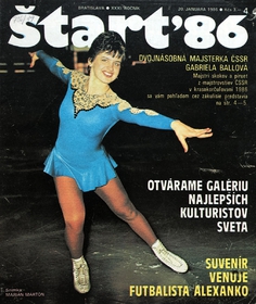 Štart '86: Dvojnásobná majsterka ČSSR Gabriela Ballová (4/1986)