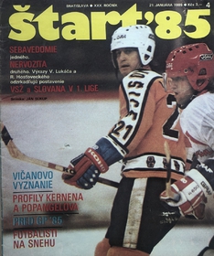 Štart '85: VSŽ a Slovan v 1. lige (4/1985)