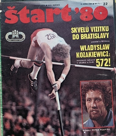 Štart '80: Wladyslaw Kozakiewicz svetový rekord ve skoku o žrdi 572! (22/1980)