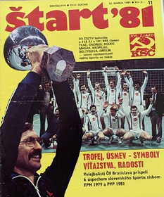 Štart '81: Trofej, úsmev - symboly víťazstva, radosti (11/1981)