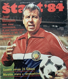 Štart '84: Josef Masopust, nový trenér reprezentácie (40/1984)