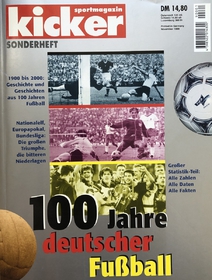 Sportmagazin Kicker: 100 let fotbalu v Německu