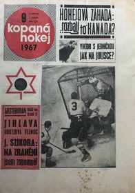 Časopis Kopaná hokej: Hokejová záhada, rozbalí to Kanada? (9/1967)