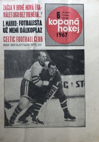 Časopis Kopaná hokej: Fotbalista už není dálkoplaz (6/1967)
