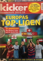 Sportmagazin Kicker: Top evropské ligy 2015/2016