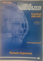 Media guide Blues Espoo 2000-2001 (finsky)