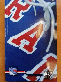 New York Rangers - Media Guide 2003-2004