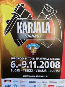 Oficiální program Karjala Cup (6.-9.11.2008) (finsky)