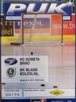 Zpravodaj HC Kometa Brno - BK Mladá Boleslav (25.2.2011)
