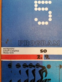 Oficiální program mistrovství Evropy v atletice 1978 (2.9.)