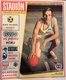 Stadión: Jiří Zídek, čs. reprezentant v košíkové (24/1972)