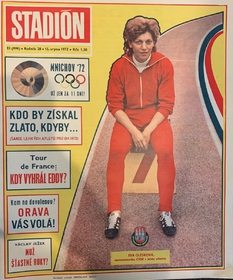 Stadión: Eva Glesková, čs. reprezentantka v lehké gymnastice (33/1972)