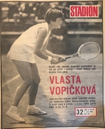 Stadión: Vlasta Vopičková, špička čs. tenisu (32/1970)