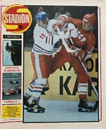 Stadión: Střetnutí našich a sovětských hokejistů (45/1980)