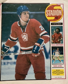 Stadión: Jiří Lála jako nejlepší střelec sezóny reprezentoval na Kanadském poháru (42/1981)